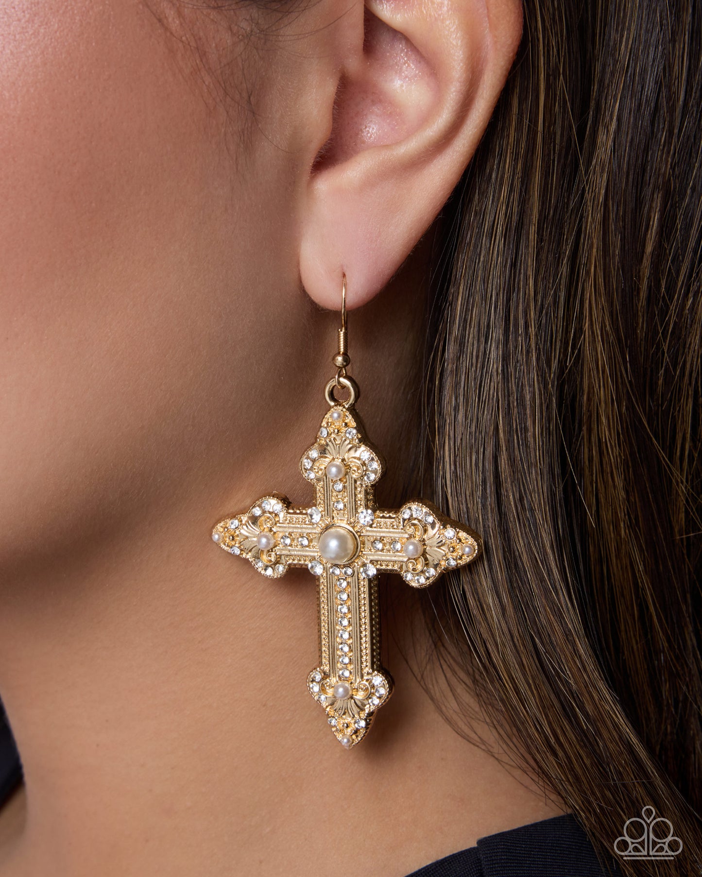 Celestial Certainty Earrings - Gold | Paparazzi Accessories