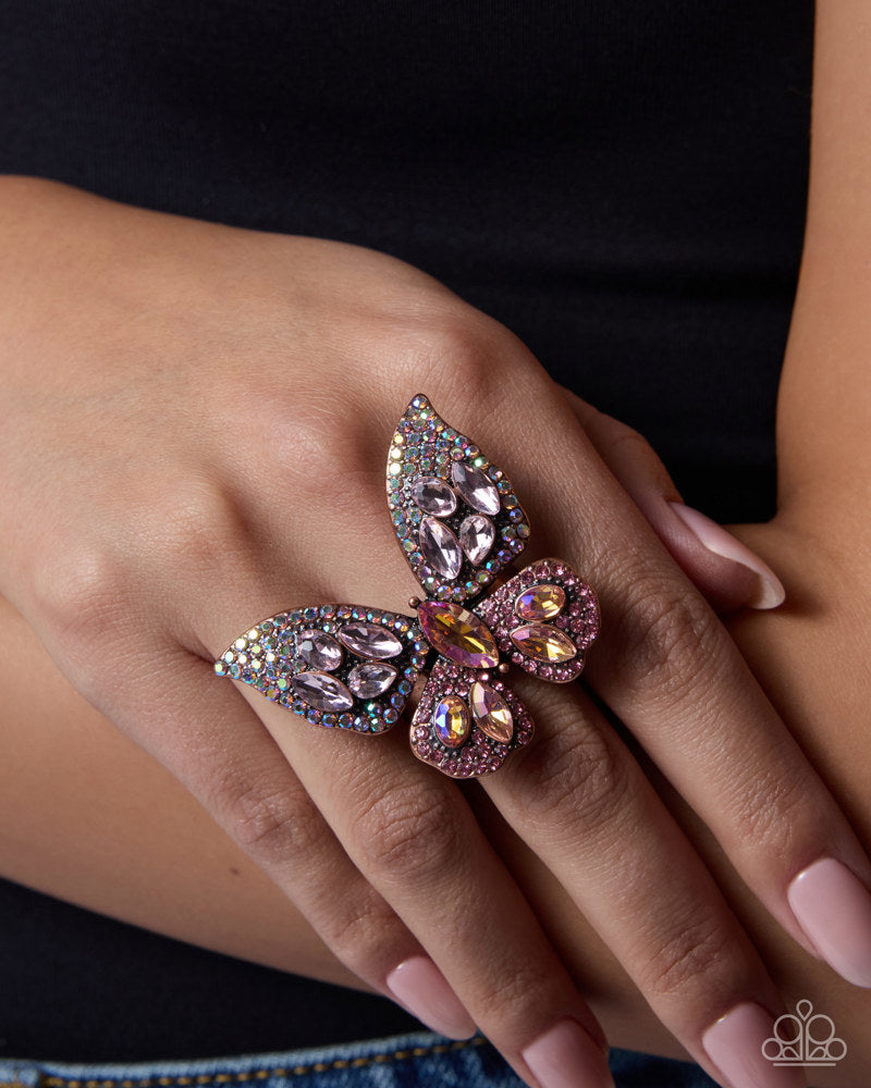 Shimmery Singularity Ring - Copper | Paparazzi Accessories