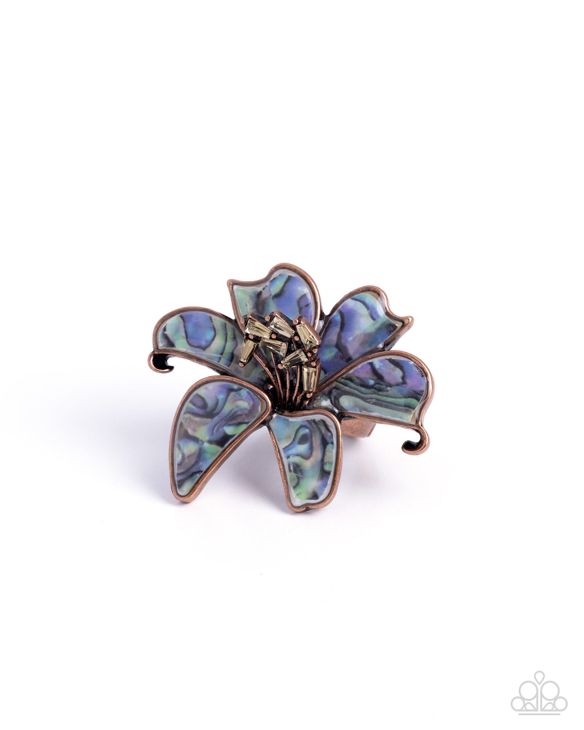 Springtime Shells Ring - Copper | Paparazzi Accessories image 2