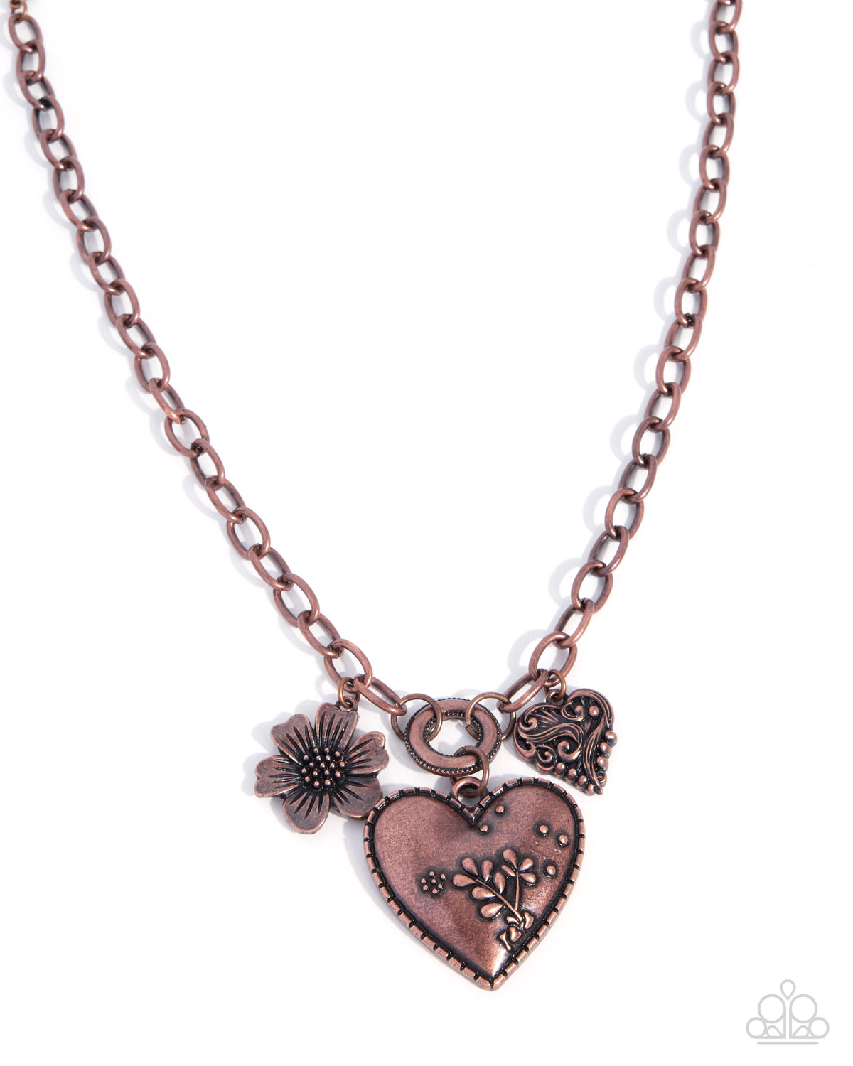 Whimsical Waiver Necklace - Copper | Paparazzi Accessories image 2
