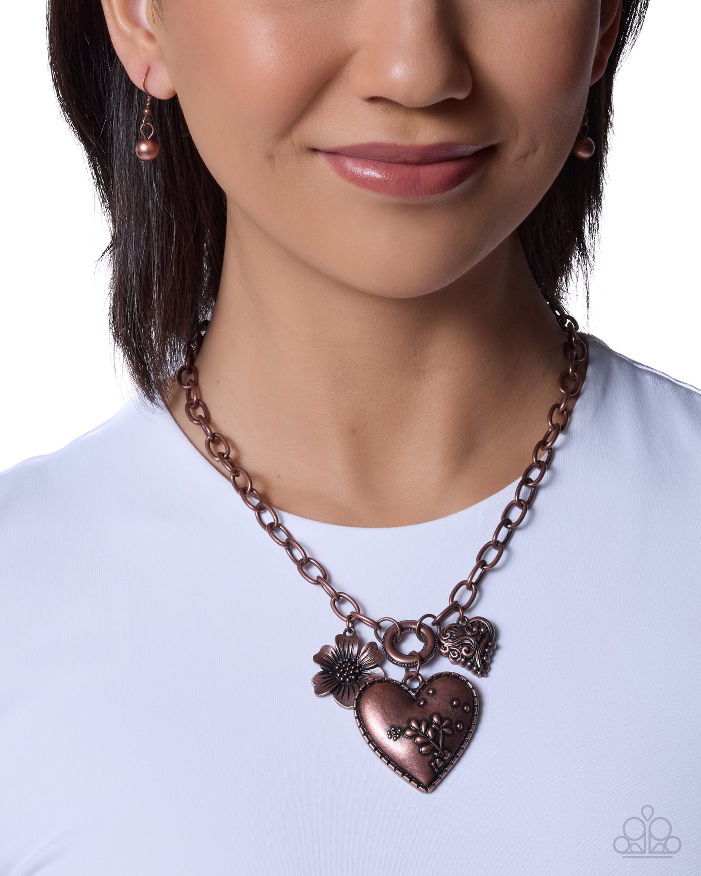 Whimsical Waiver Necklace - Copper | Paparazzi Accessories image 3