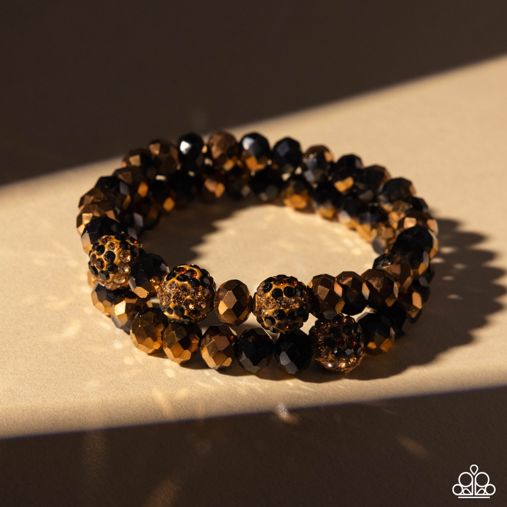 Speckled Sentiment Bracelet - Brown
