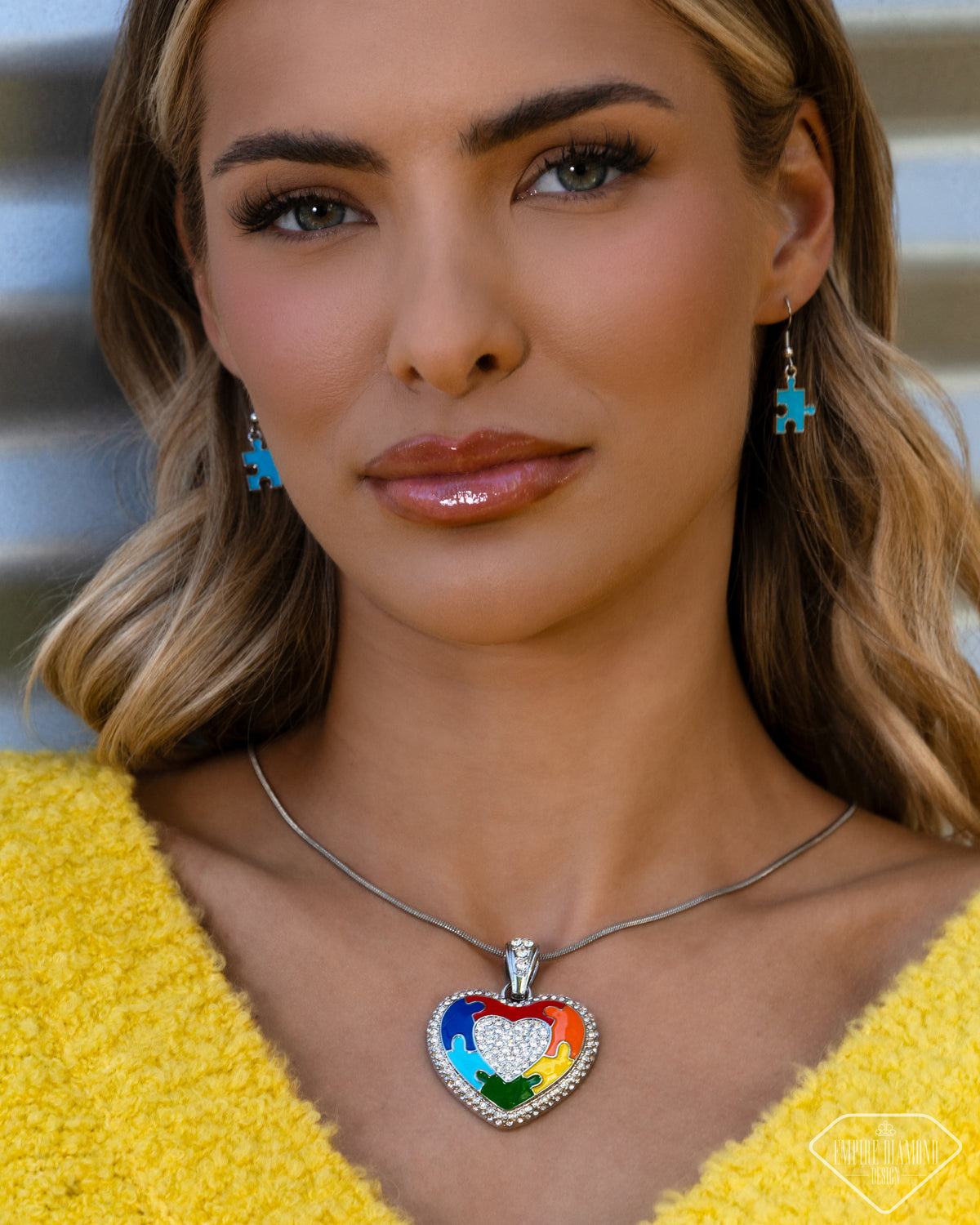 Puzzling Parallel Necklace - Multi | Paparazzi Accessories image 5