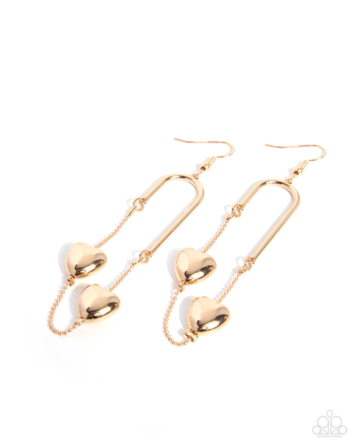 Captivating Cascade Earrings - Gold | Paparazzi Accessories image 2
