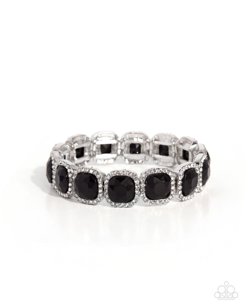 Merry SHOW Round Bracelet - Black | Paparazzi Accessories image 2