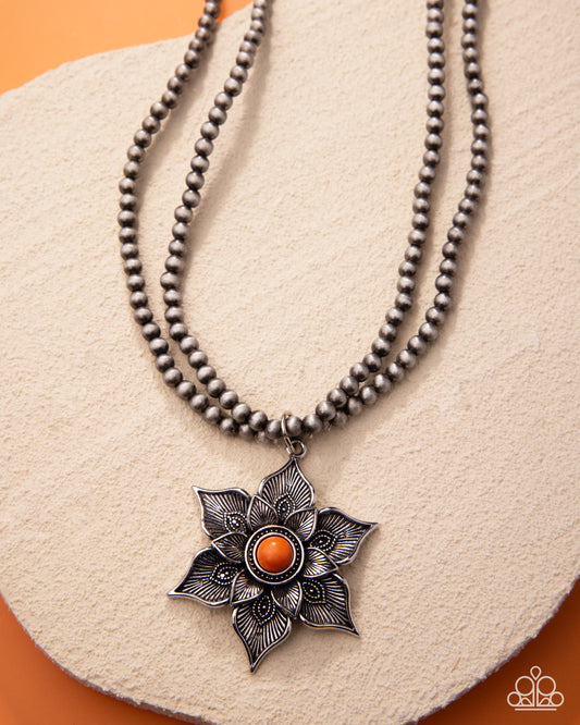 Santa Fe Socialite - Orange | Paparazzi Accessories