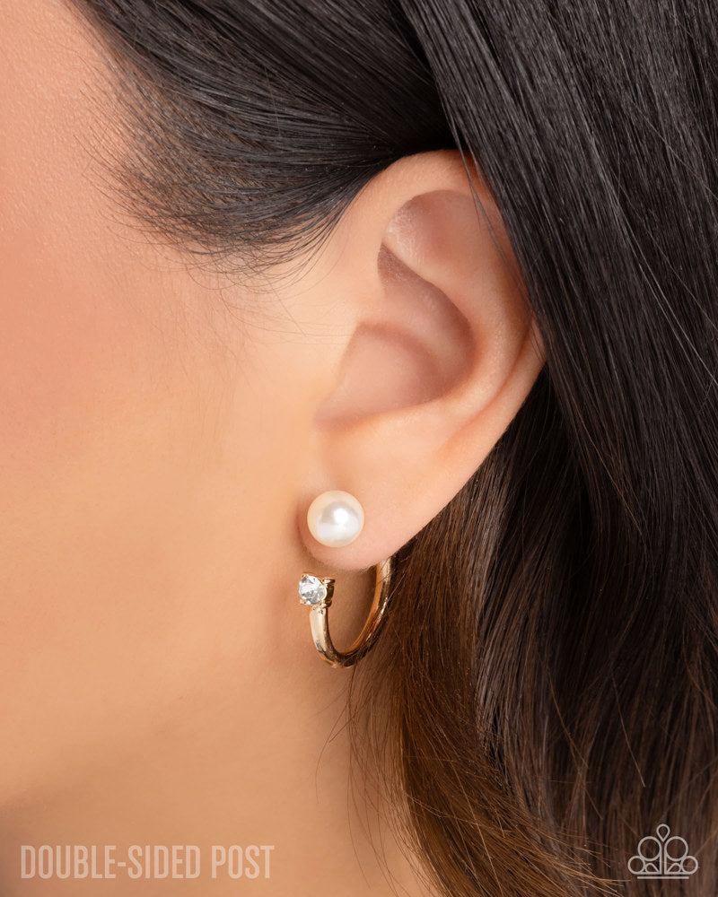 Decade Dance Earrings - Gold | Paparazzi Accessories