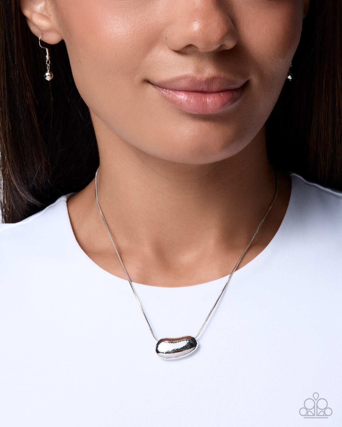Trendy Timeline Necklace - Silver | Paparazzi Accessories image 3