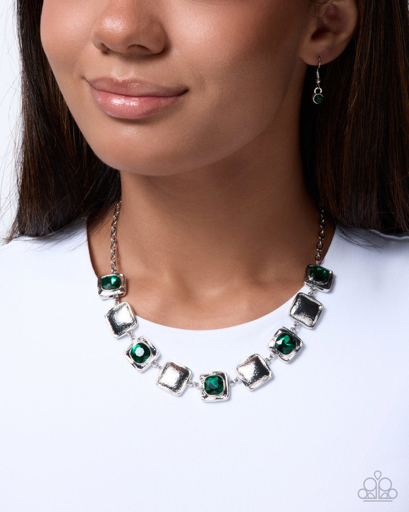 Cause of my Euphoria Necklace - Green | Paparazzi Accessories image 3