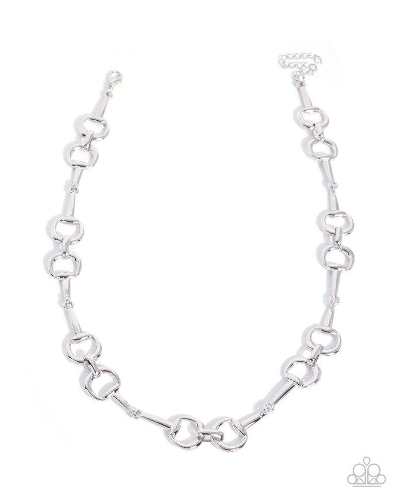 Santa Fe Structure Necklace - Silver image 2
