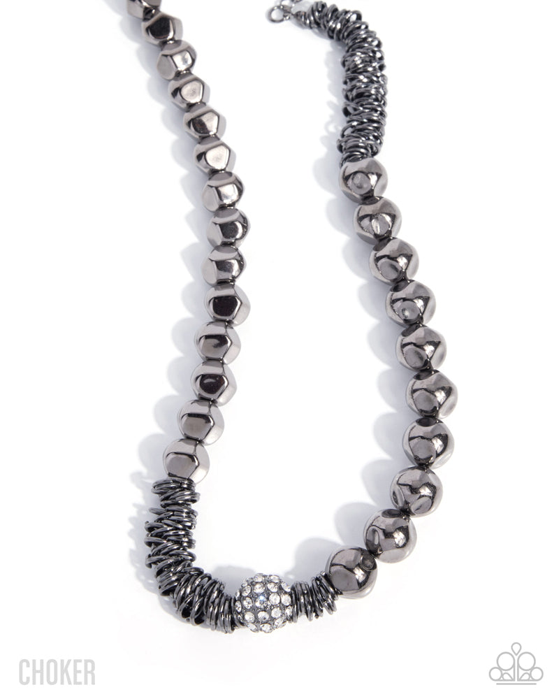 Fierce Flair Necklace - Black | Paparazzi Accessories image 2