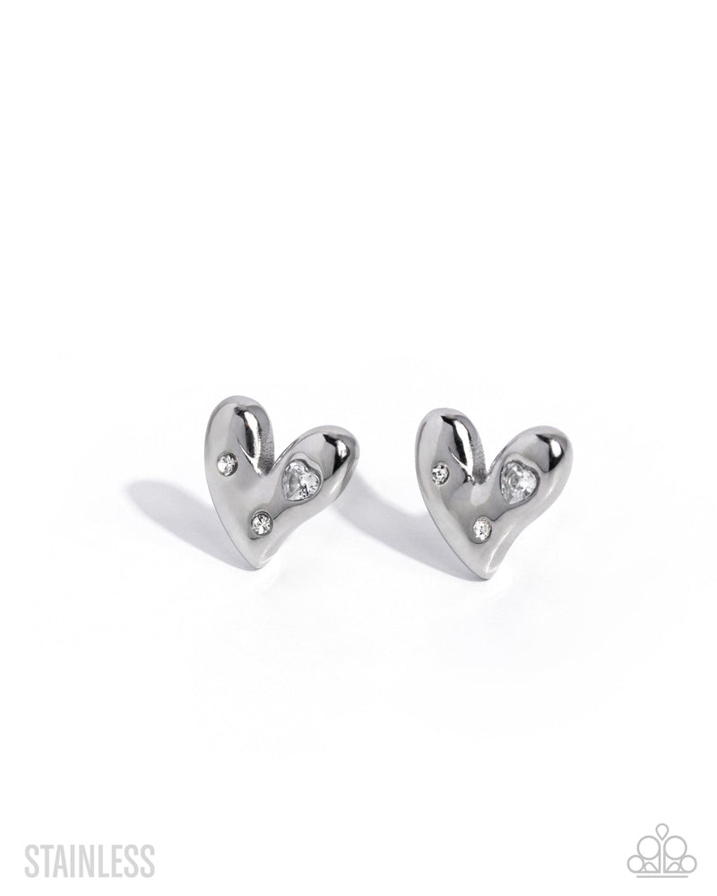 Adorable Act Earrings - White image 2