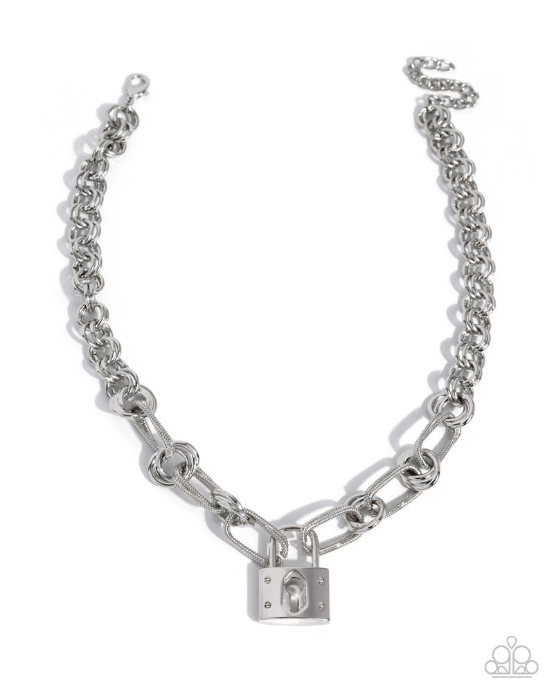 Luminescent Lockdown Necklace - Silver image 2