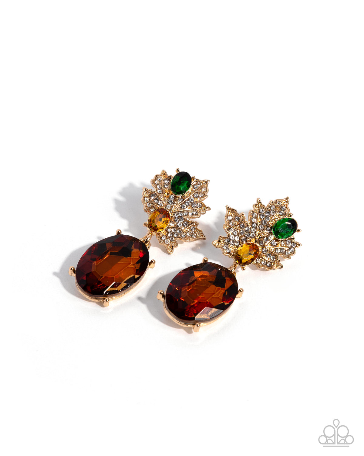 Autumnal Auction Earrings - Multi | Paparazzi Accessories image 2