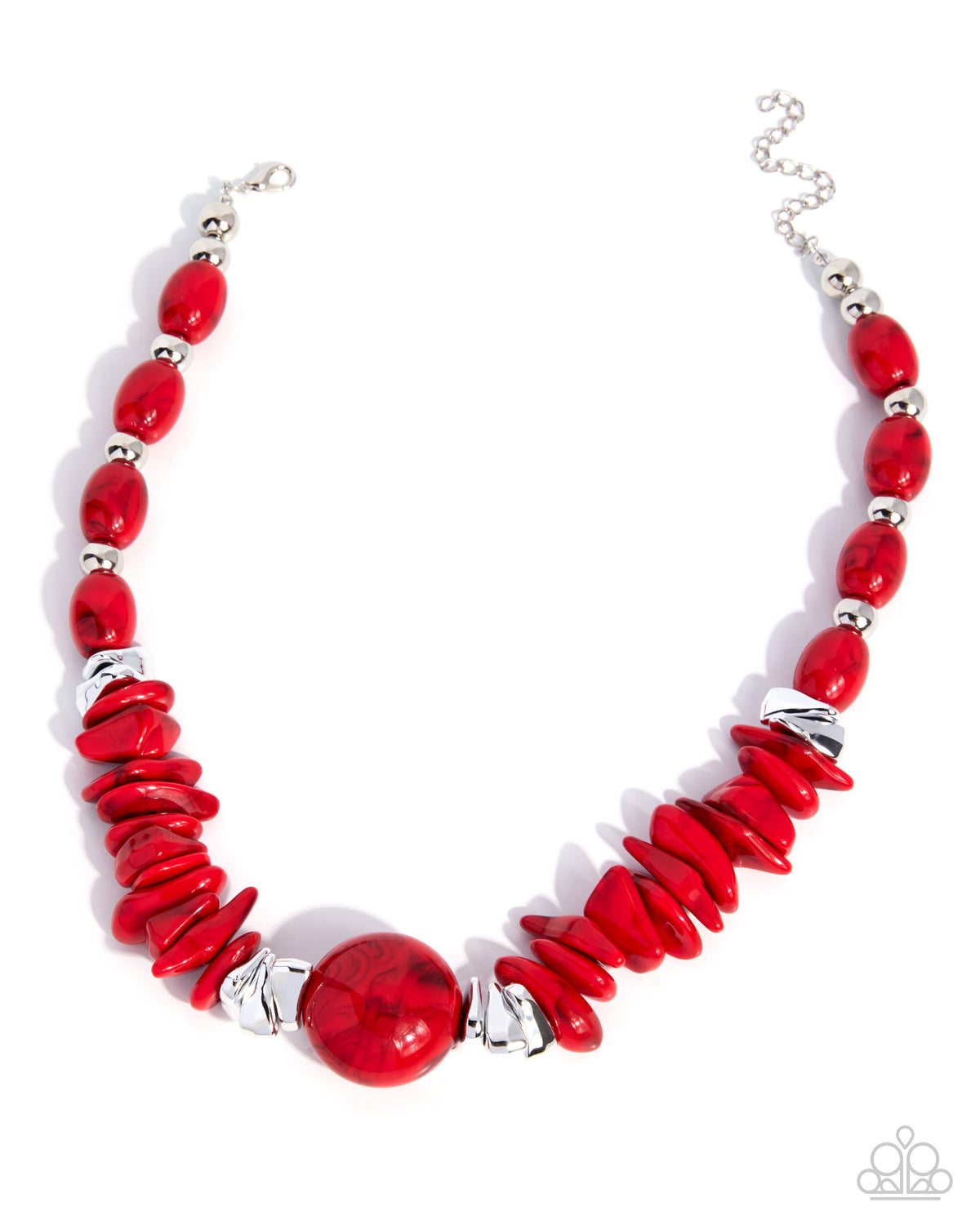 Respectful Reputation Necklace - Red | Paparazzi Accessories image 2