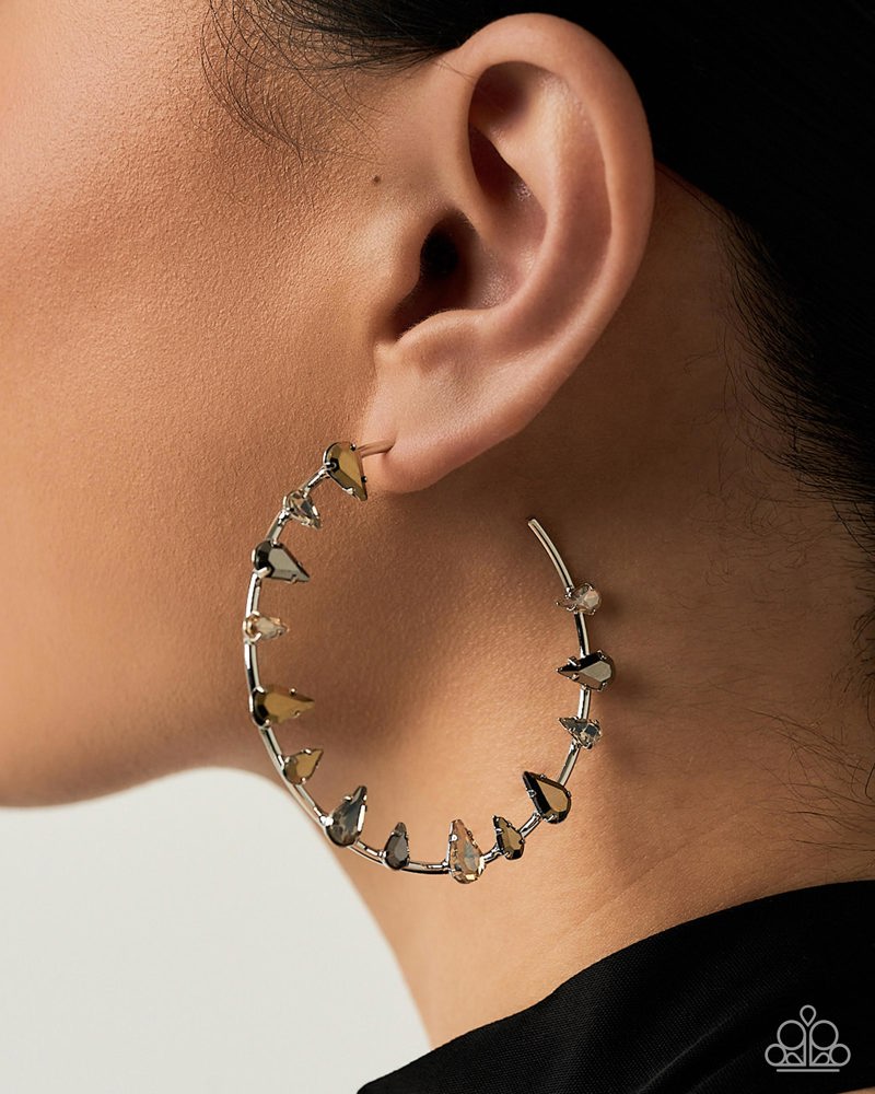 Modern Color Earrings - Multi | Paparazzi Accessories image 3