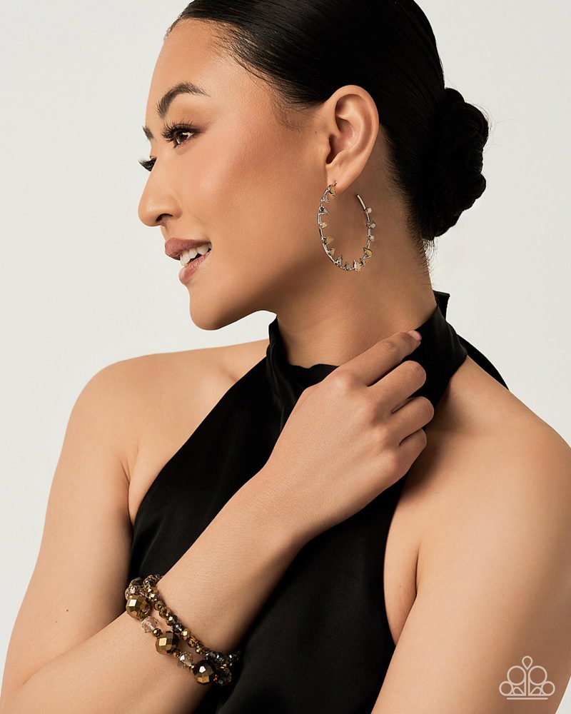 Modern Color Earrings - Multi | Paparazzi Accessories