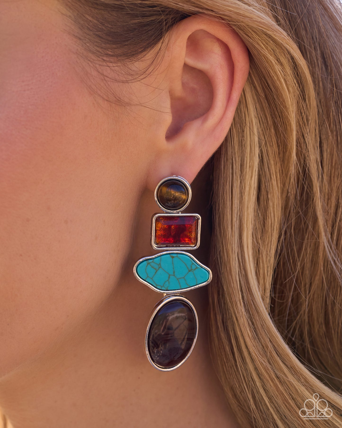Earthy Experiment Earrings - Multi image 3
