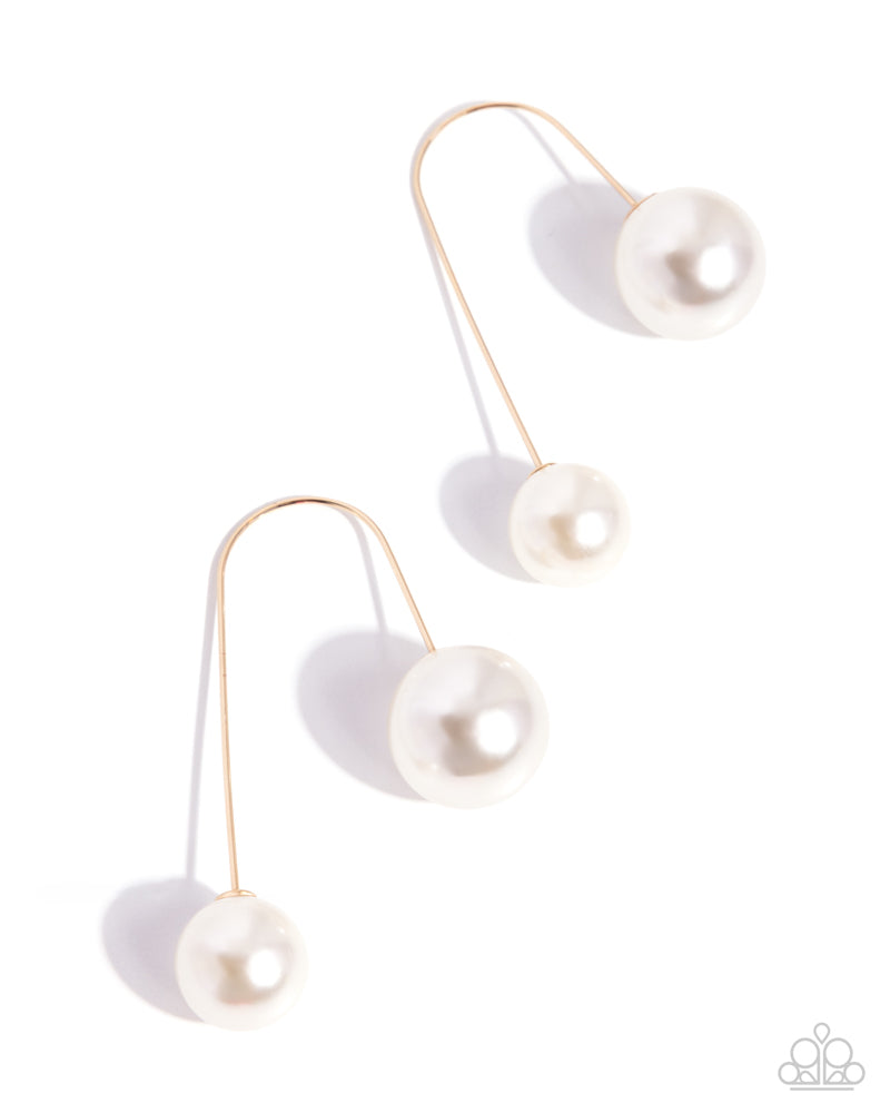 Playfully Poised Earrings - Gold image 2