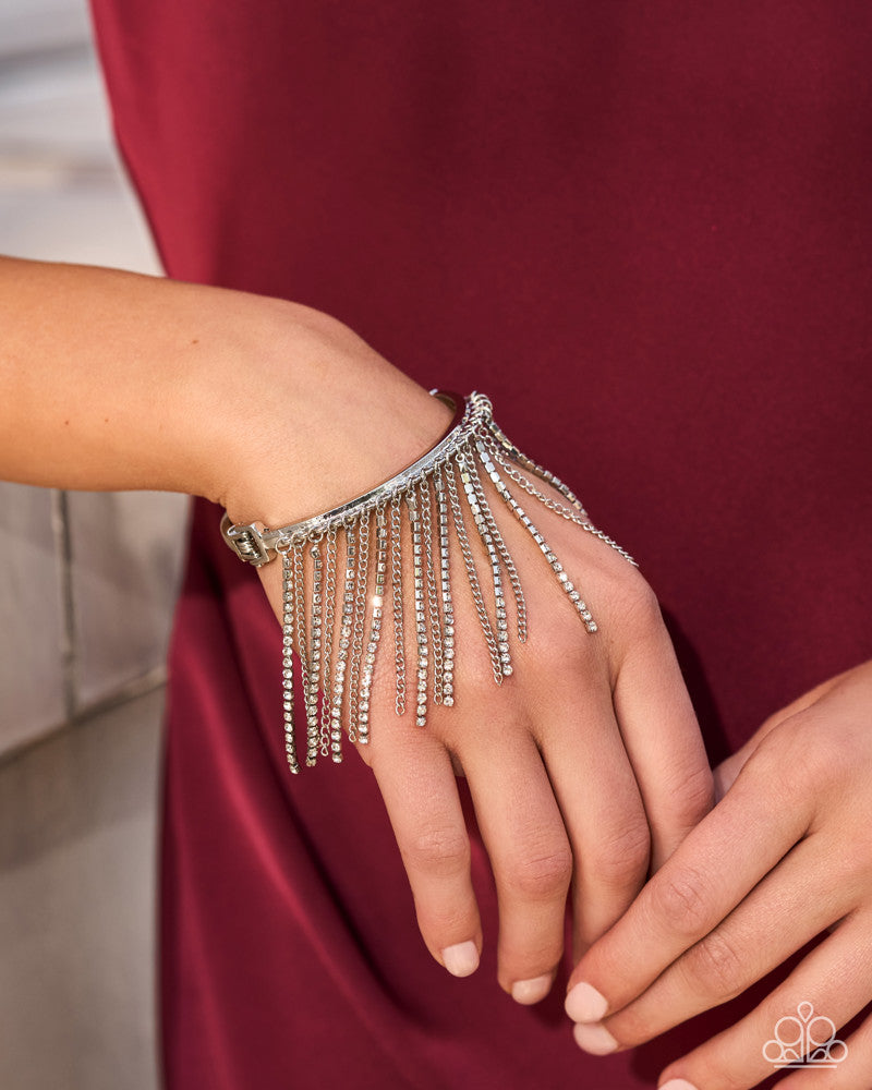 Fatal Fringe - White | Paparazzi Accessories