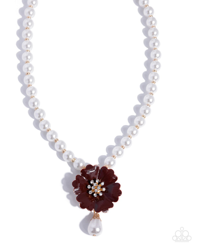 Whimsical Want Necklace - Brown image 2