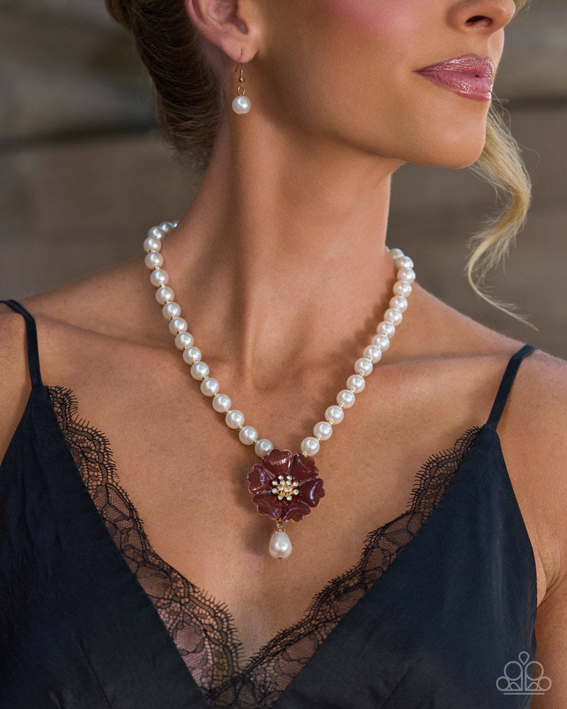 Whimsical Want Necklace - Brown image 3