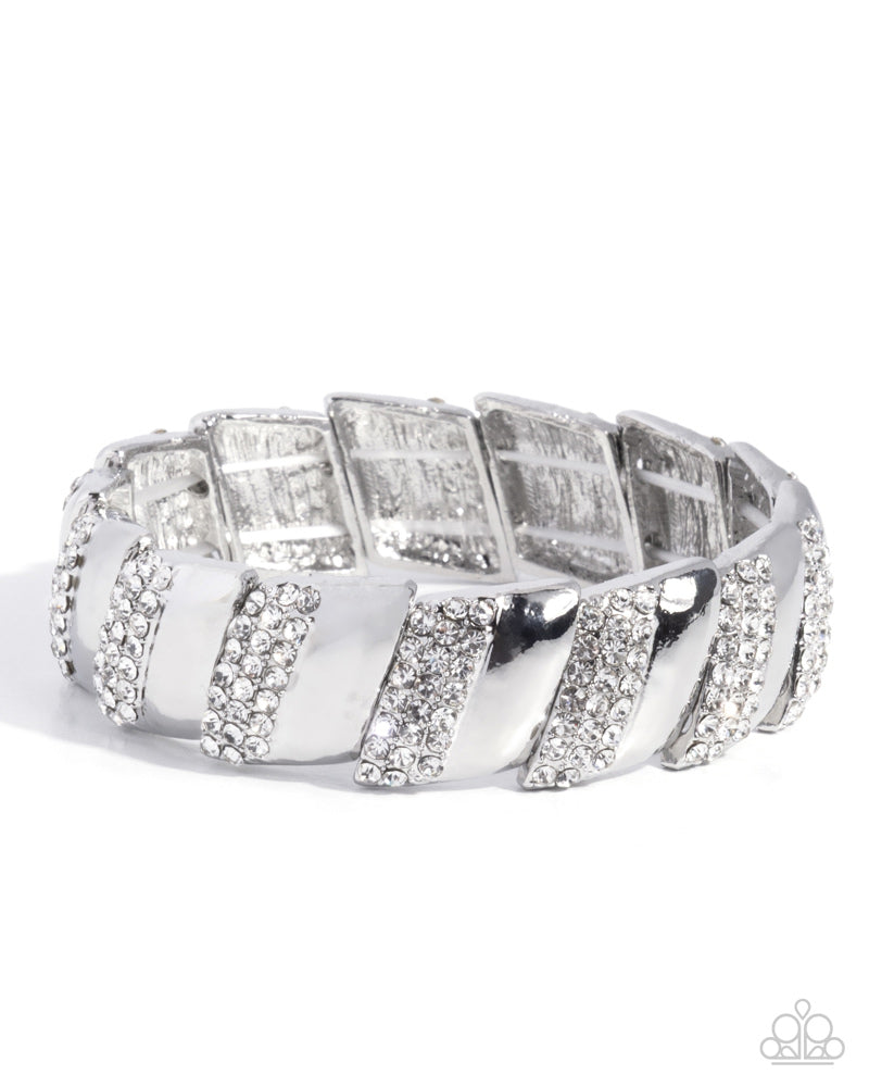 Signature Shimmer Bracelet - White image 2