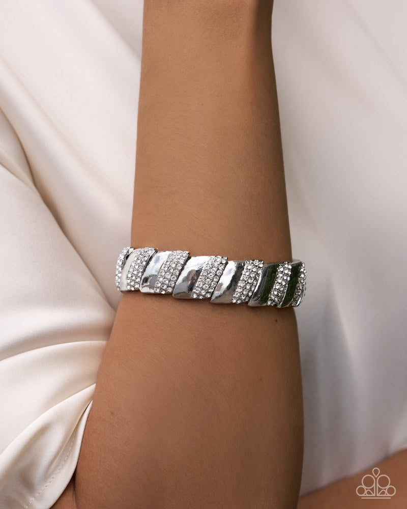 Signature Shimmer Bracelet - White image 3