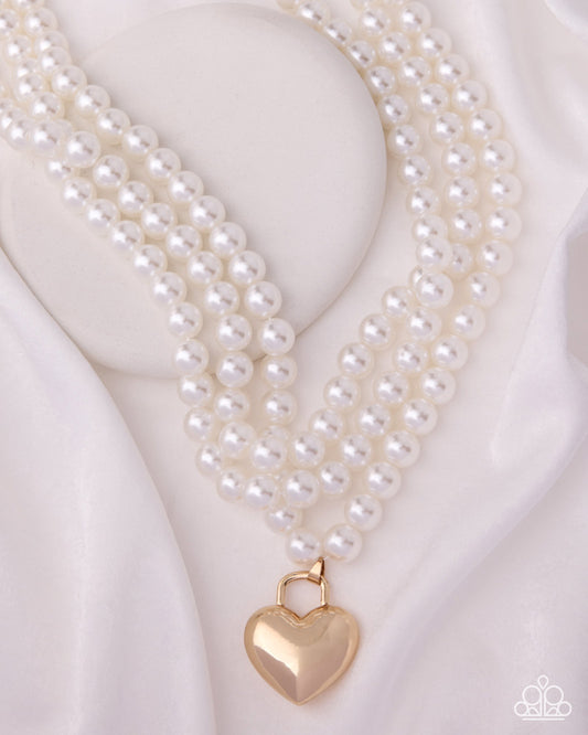 Lustrous Look Necklace - Gold