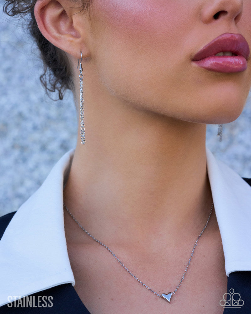 Romantic Reminder Necklace - Silver image 3