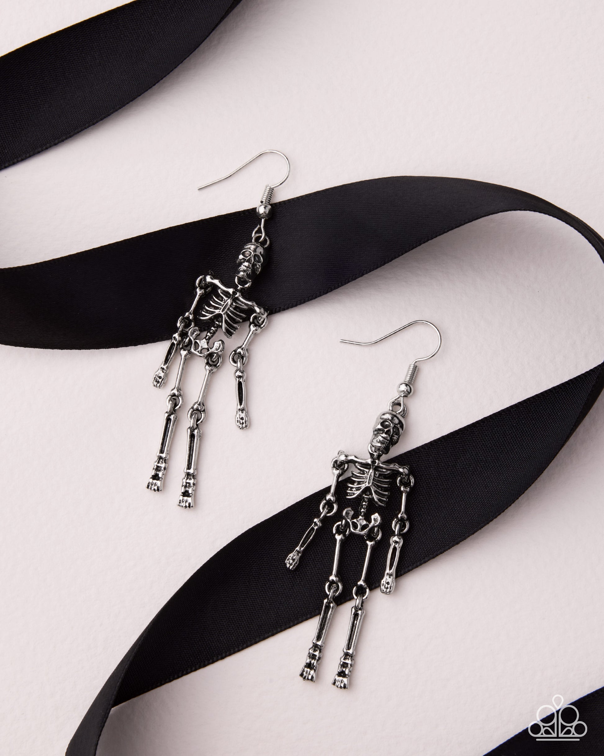 Rattle My Bones Earrings - Silver