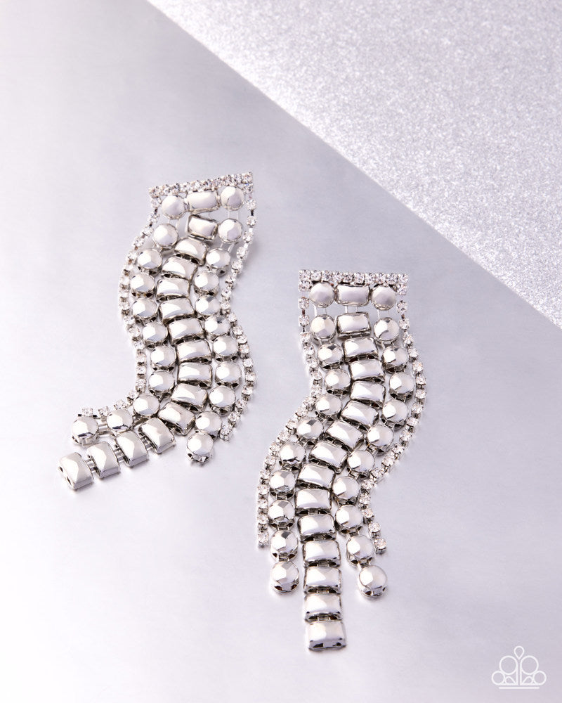 Confident Cadenza Earrings - White