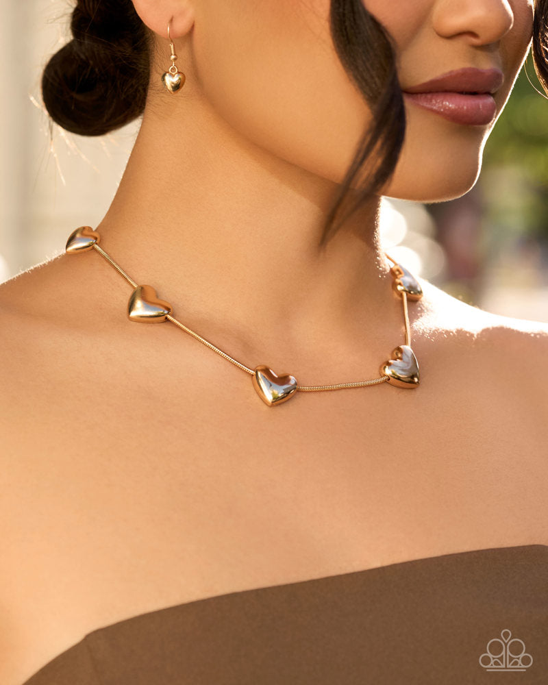 Group Date Necklace - Gold
