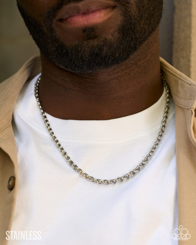 Fashionable Follower Necklace - Silver image 3