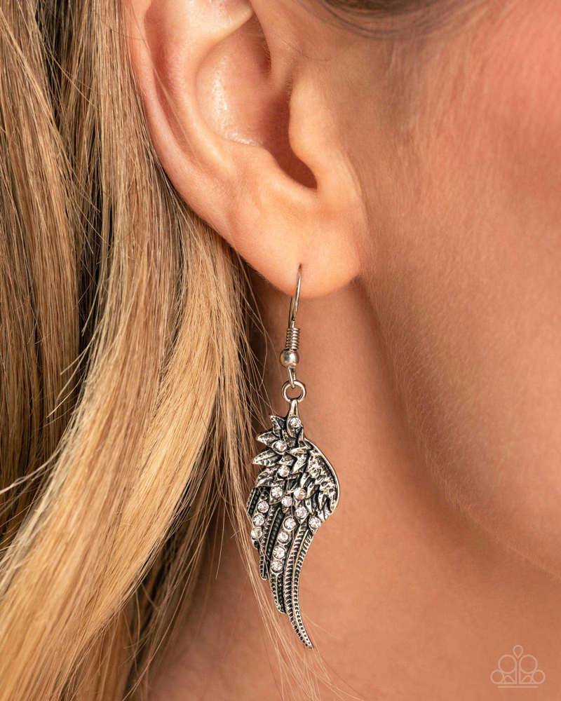 Free-Spirited Fable Earrings - White