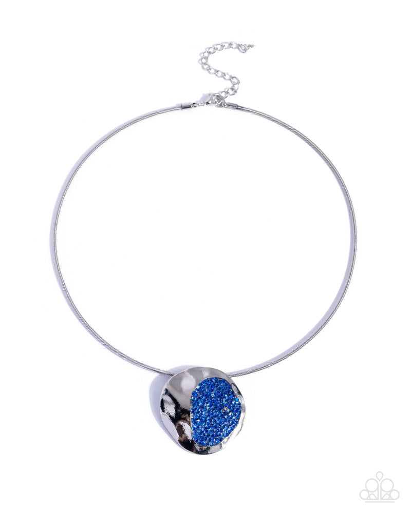 Cosmic Color Necklace - Blue | Paparazzi Accessories image 2