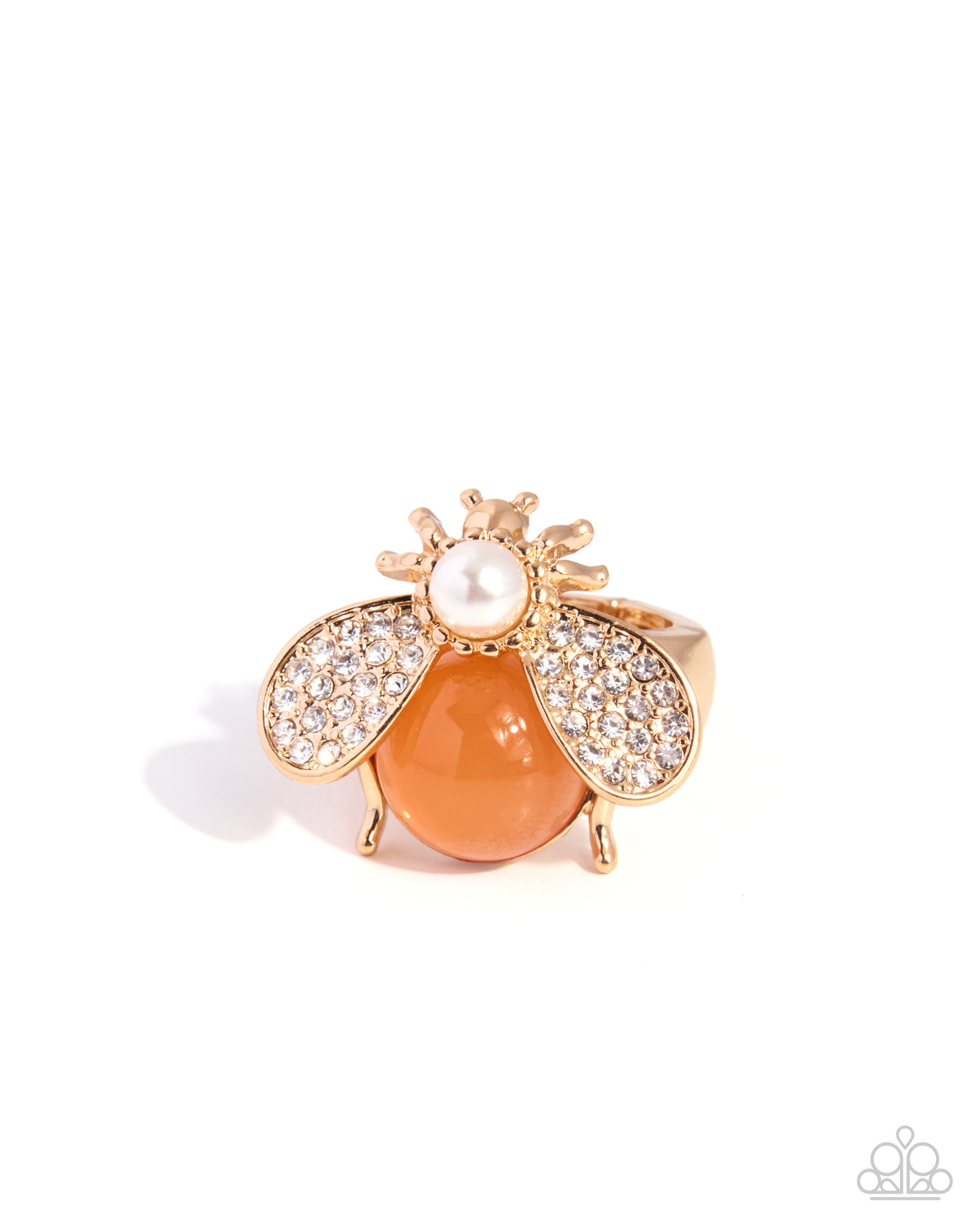 Balanced Bug Ring - Orange | Paparazzi Accessories image 2