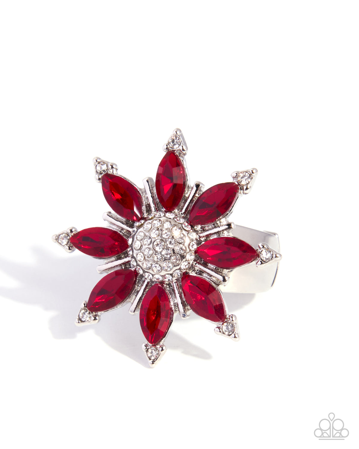 Visceral Whimsy Ring - Red | Paparazzi Accessories image 2
