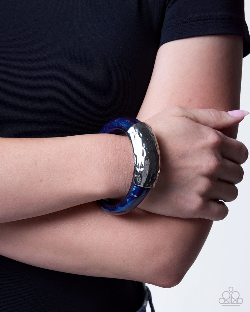 Memorable Motif Bracelet - Blue | Paparazzi Accessories