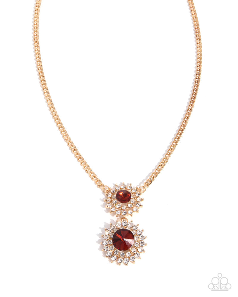 Elaborate Ethics Necklace - Brown | Paparazzi Accessories image 2