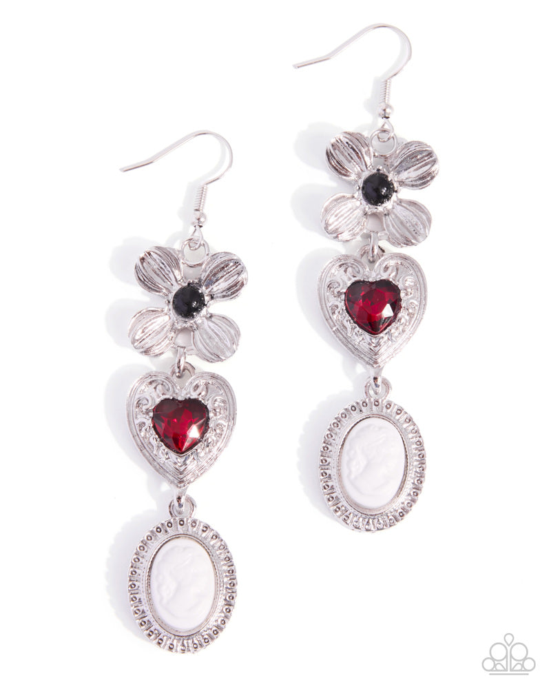 Crafted Cameo Earrings - Multi | Paparazzi Accessories image 2