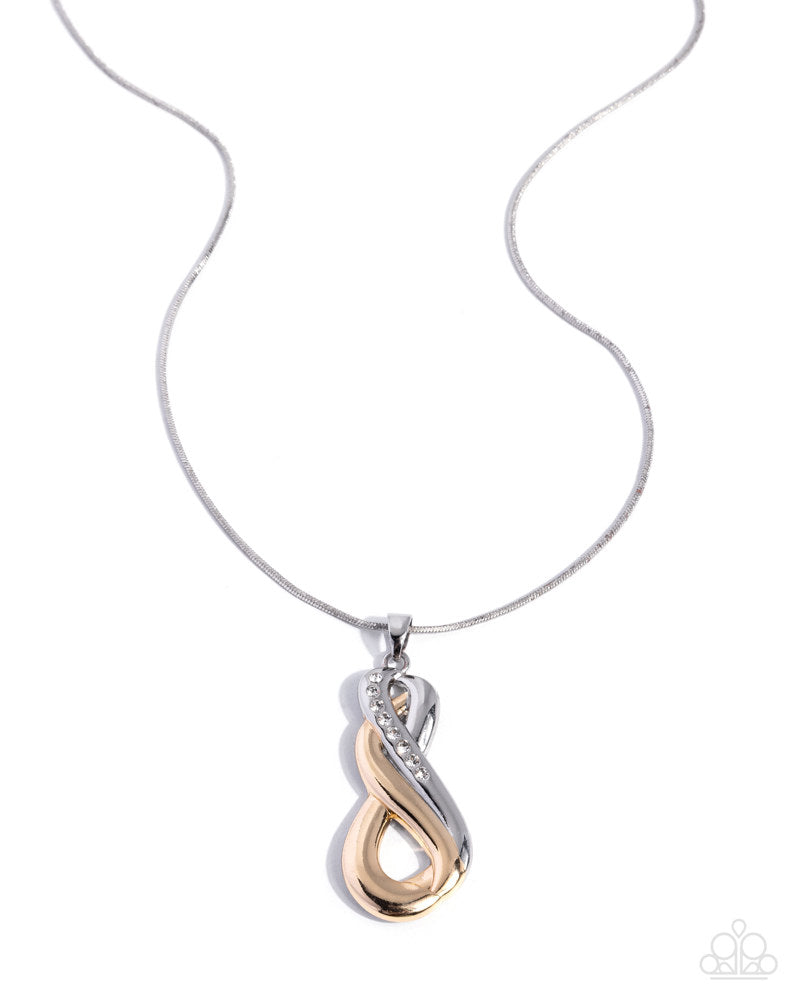 Infinite Identity Necklace - Multi | Paparazzi Accessories image 2
