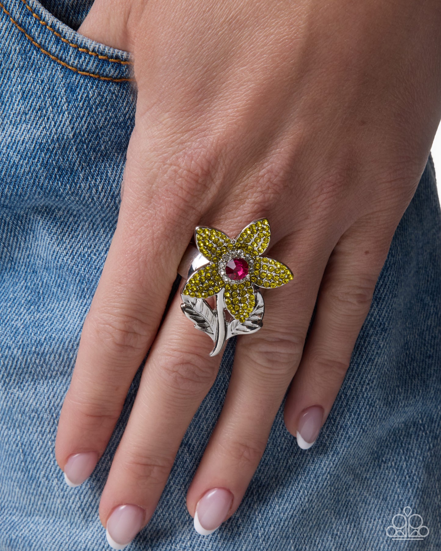 Springtime Sforzando Ring - Yellow | Paparazzi Accessories