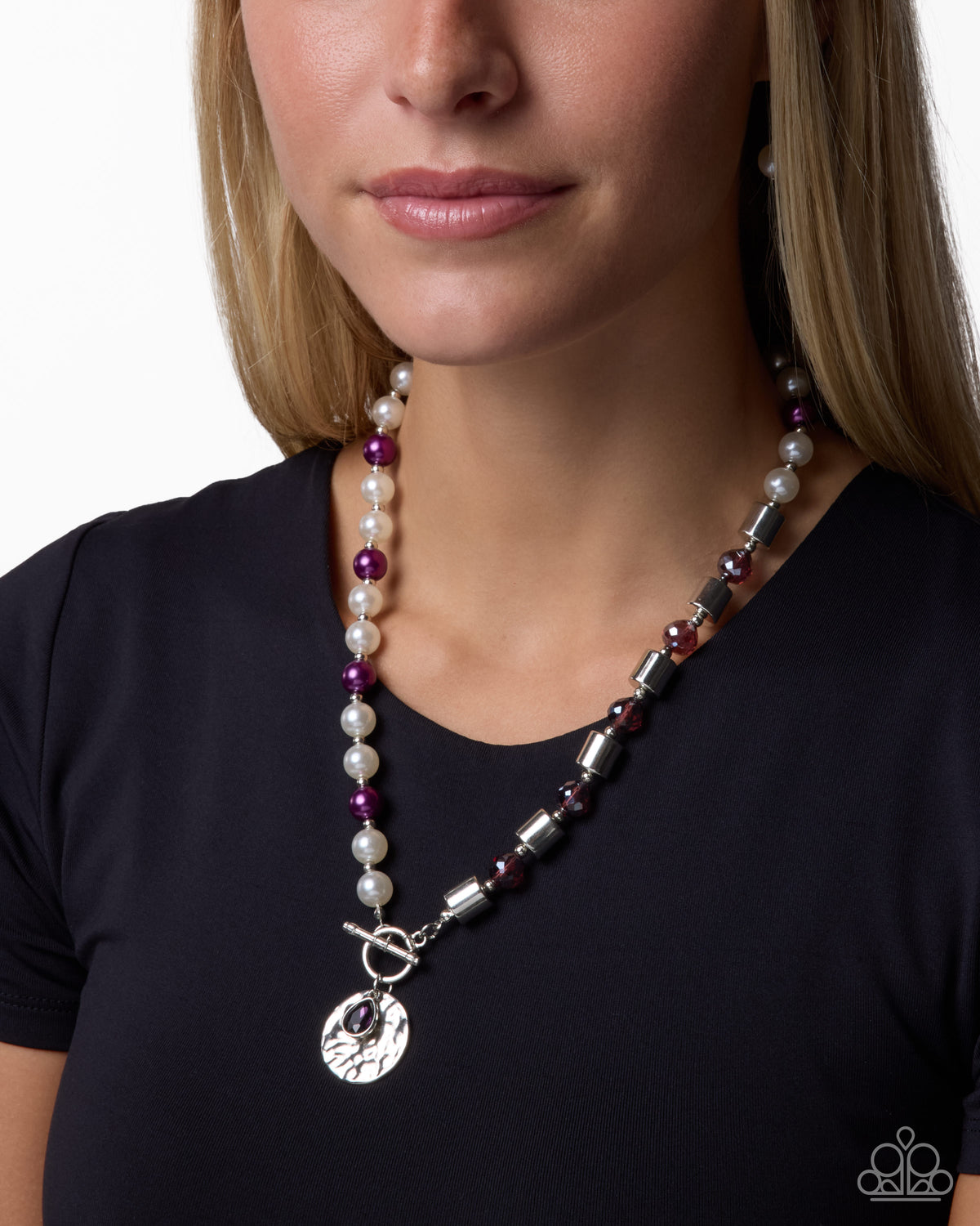Dramatic Disbelief Necklace - Purple | Paparazzi Accessories image 3