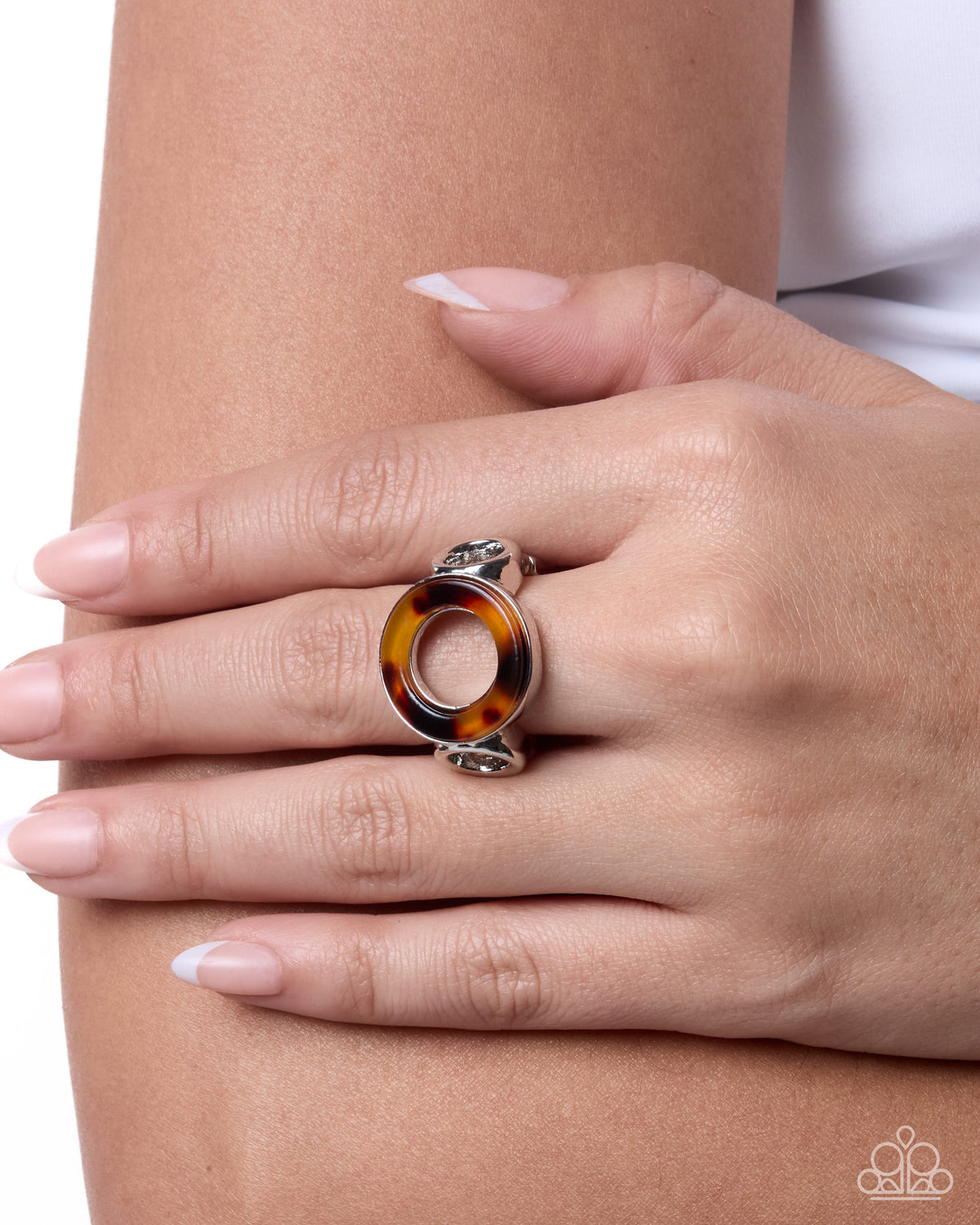Telltale Tortoiseshell Ring - Brown | Paparazzi Accessories