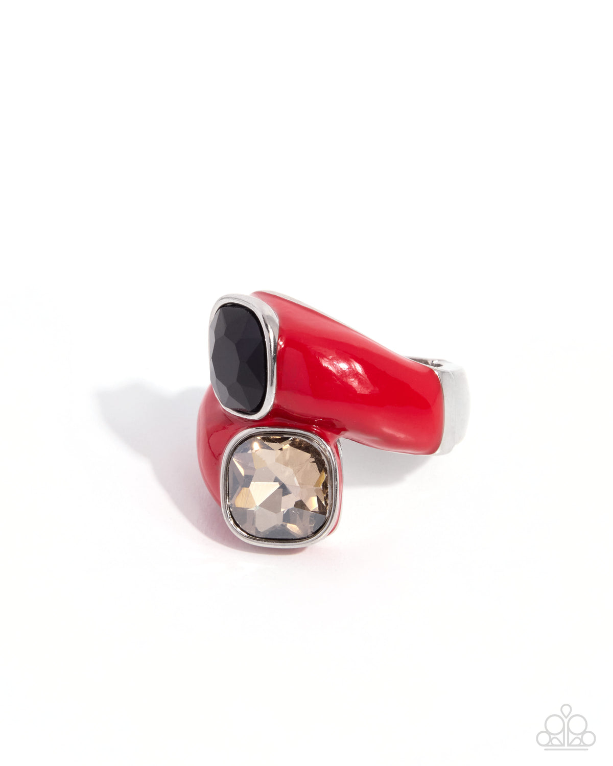 Crazed Color Ring - Red | Paparazzi Accessories image 2
