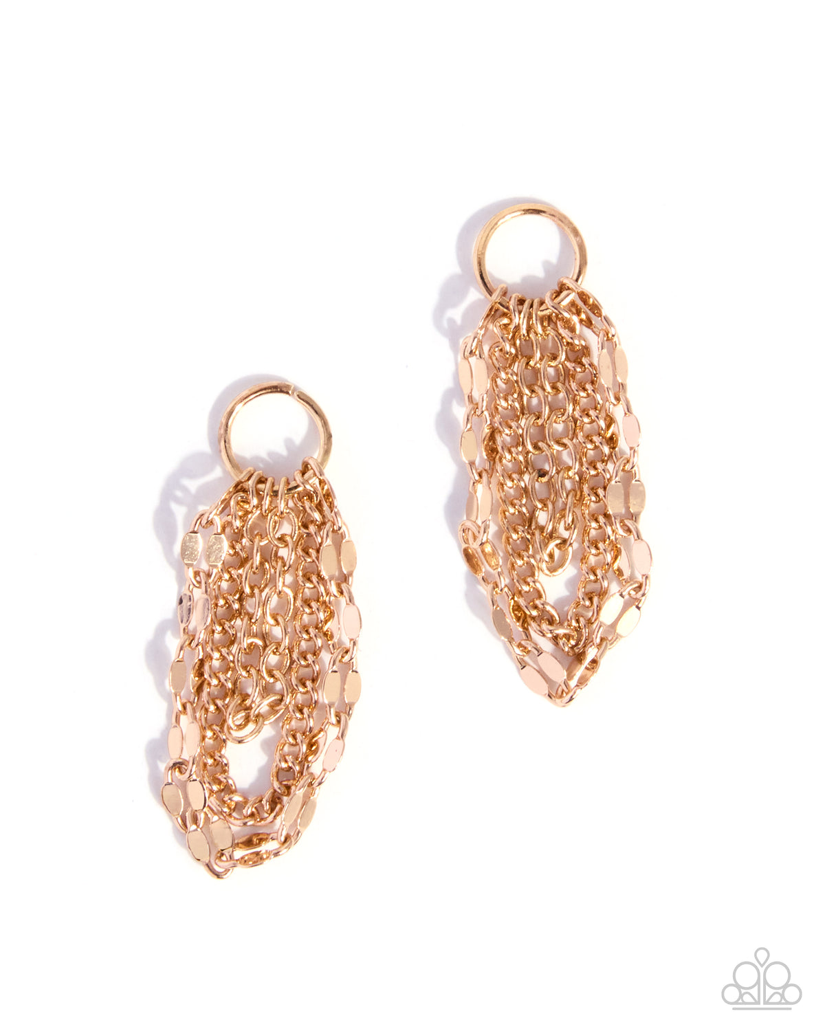 Cascading Call Earrings - Gold | Paparazzi Accessories image 2