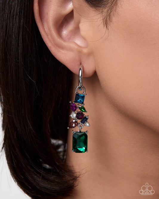Unlocked Elegance Earrings - Multi | Paparazzi Accessories