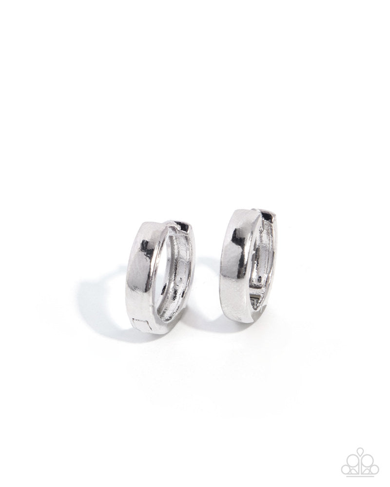 Changeable Chill Earrings - Silver | Paparazzi Accessories image 2