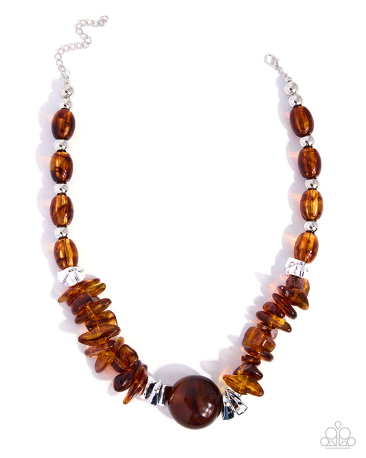 Respectful Reputation Necklace - Brown | Paparazzi Accessories image 2